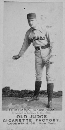 John Tener, Chicago White Stockings Baseball Card Image courtesy of the Library of Congress