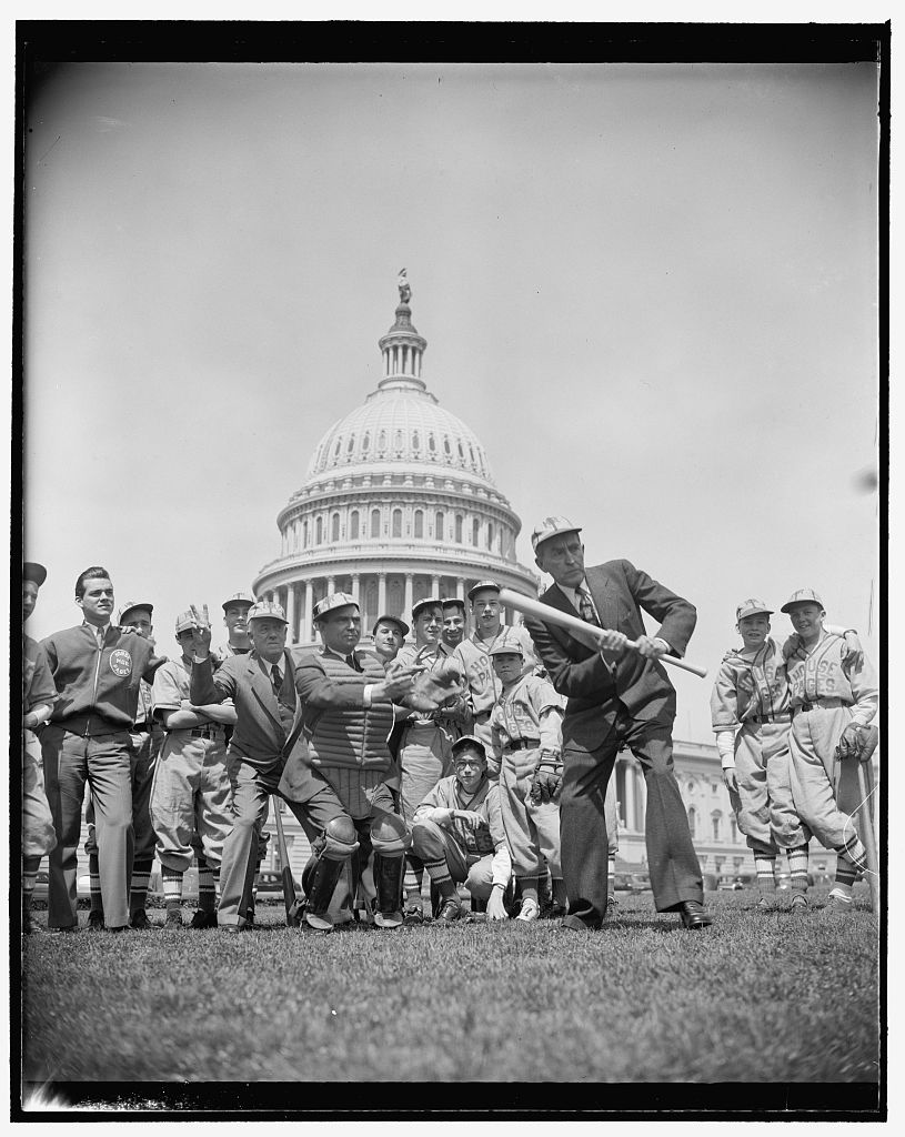 Congressional pages working in the House and the Senate each had their own baseball teams who practiced on the Capitol grounds. Congressional pages were high school-aged boys, and eventually girls, who ran messages for Congressmen. Pages played each other and against local high school teams.